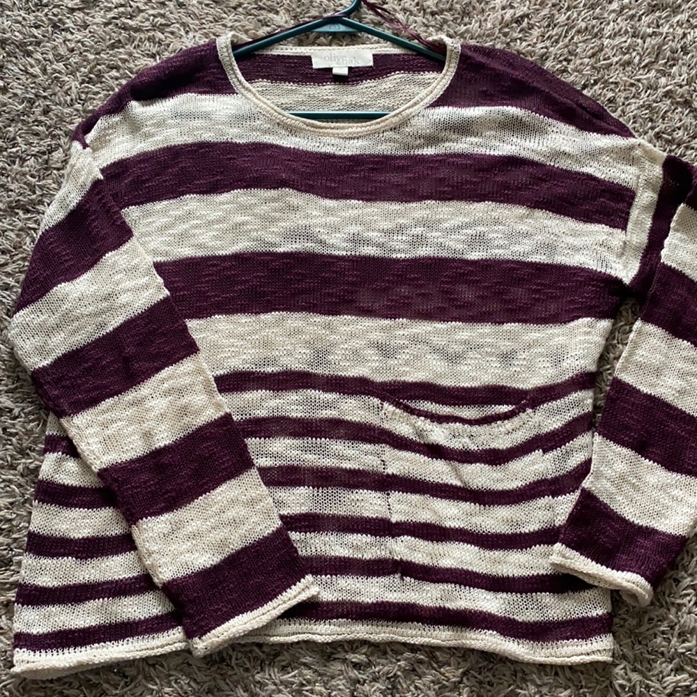 Olive & oak lightweight sweater